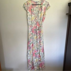 los angeles atelier & other stories white wrap floral dress